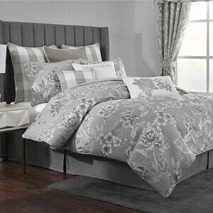 NEW - Lot of 2 ROSE TREE Euro Shams Julianne Polyester Grey MSRP $180
